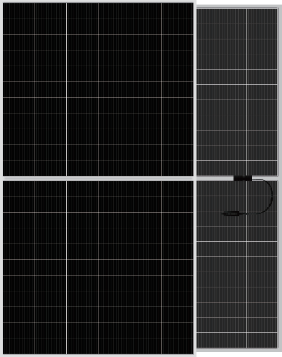 JEBD8N66T-AT【670-690W】 210 TOPCON Bifacial Dual Glass Series